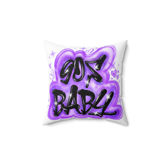 90'S BABY Square Pillow